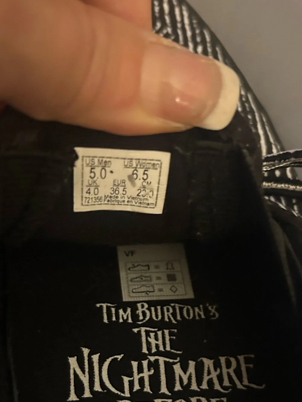 Limited Edition Disney / Tim Burton’s Vans The Nightmare Before Christmas